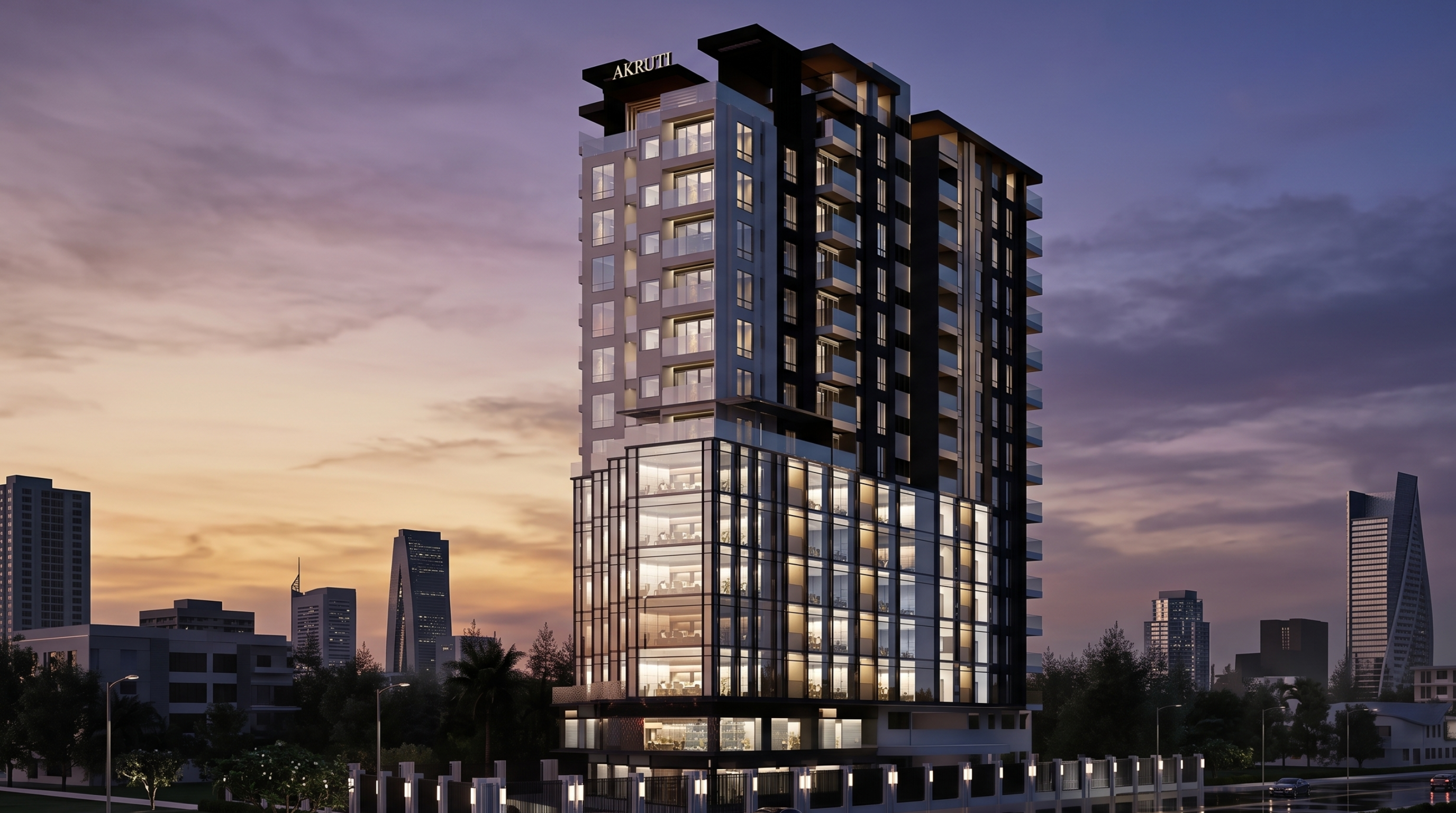 Akruti Skyrise surroundings